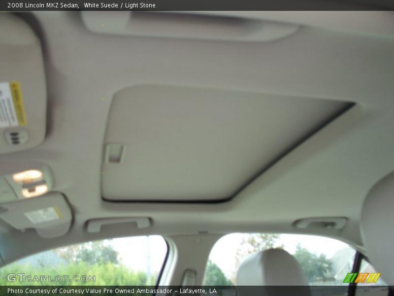 White Suede / Light Stone 2008 Lincoln MKZ Sedan