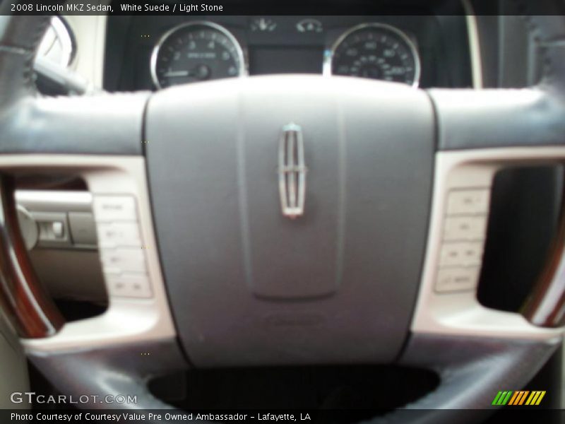White Suede / Light Stone 2008 Lincoln MKZ Sedan