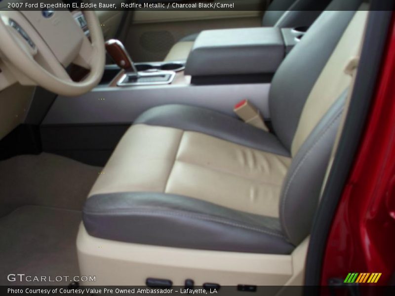 Redfire Metallic / Charcoal Black/Camel 2007 Ford Expedition EL Eddie Bauer