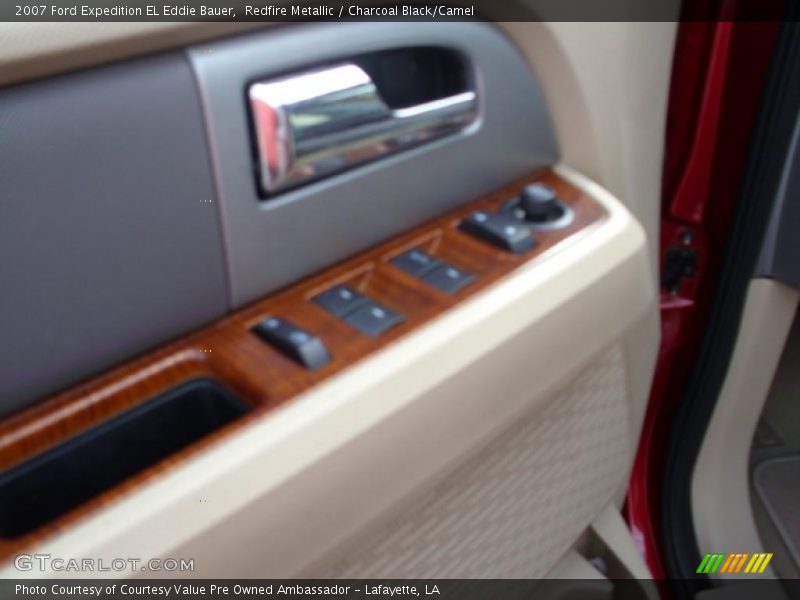 Redfire Metallic / Charcoal Black/Camel 2007 Ford Expedition EL Eddie Bauer