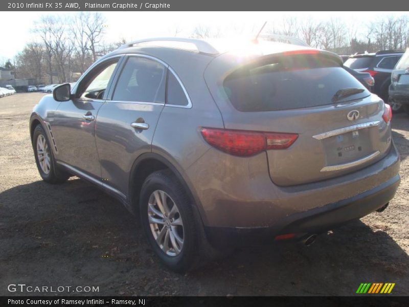 Platinum Graphite / Graphite 2010 Infiniti FX 35 AWD