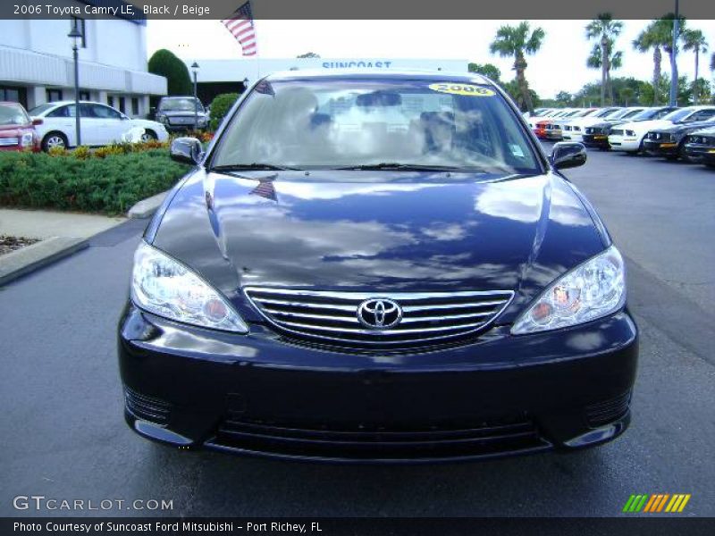 Black / Beige 2006 Toyota Camry LE