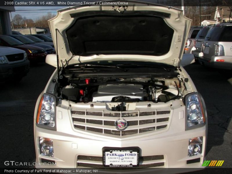 White Diamond Tricoat / Cashmere/Cocoa 2008 Cadillac SRX 4 V6 AWD
