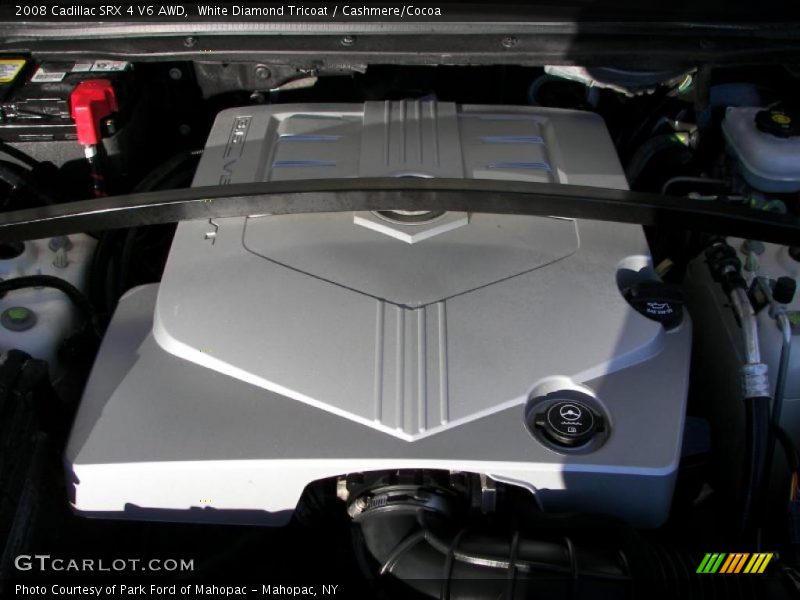 White Diamond Tricoat / Cashmere/Cocoa 2008 Cadillac SRX 4 V6 AWD