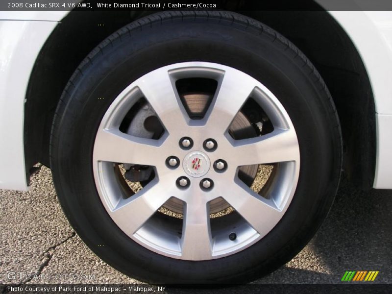 White Diamond Tricoat / Cashmere/Cocoa 2008 Cadillac SRX 4 V6 AWD