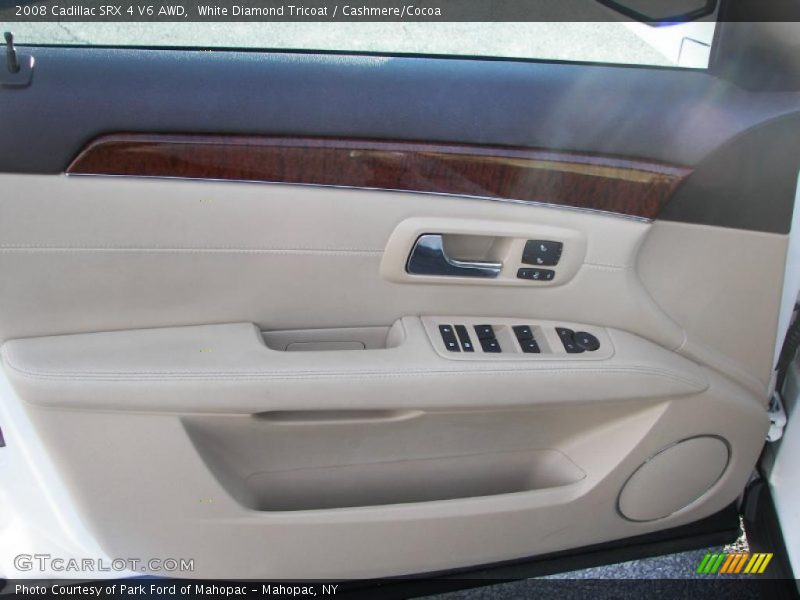 White Diamond Tricoat / Cashmere/Cocoa 2008 Cadillac SRX 4 V6 AWD