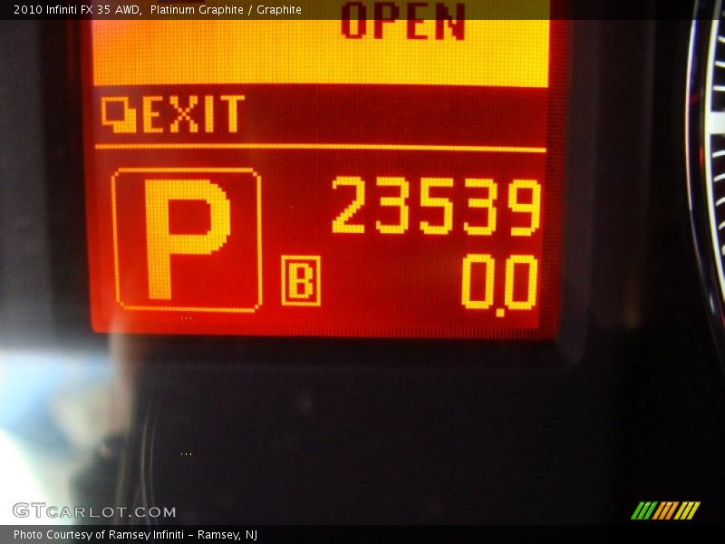 Platinum Graphite / Graphite 2010 Infiniti FX 35 AWD