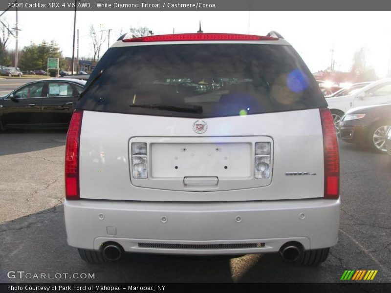 White Diamond Tricoat / Cashmere/Cocoa 2008 Cadillac SRX 4 V6 AWD