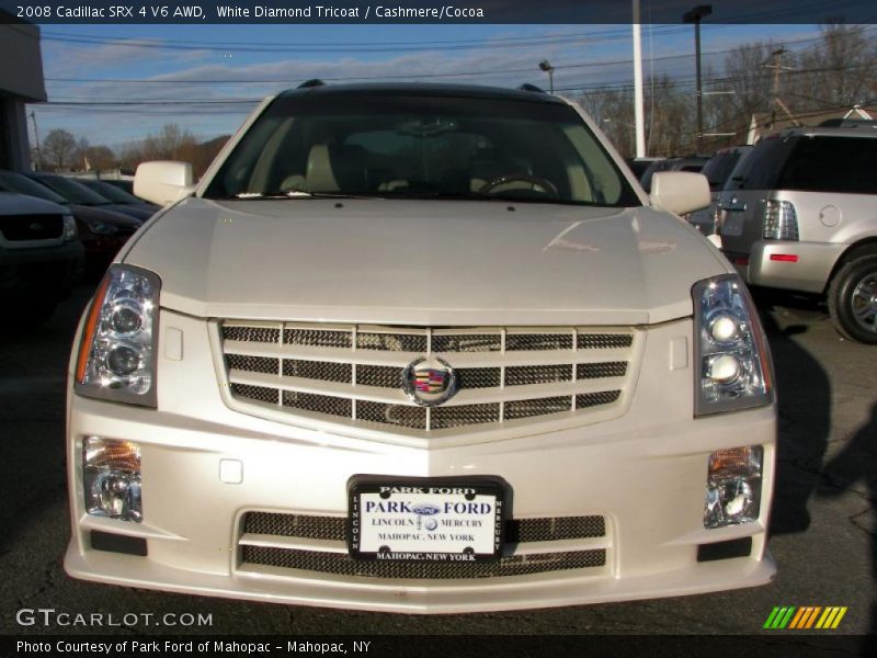 White Diamond Tricoat / Cashmere/Cocoa 2008 Cadillac SRX 4 V6 AWD