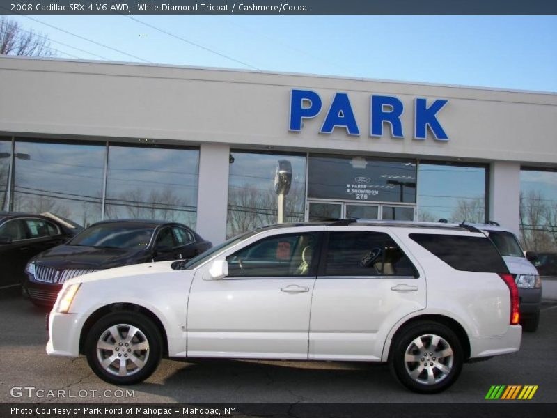 White Diamond Tricoat / Cashmere/Cocoa 2008 Cadillac SRX 4 V6 AWD