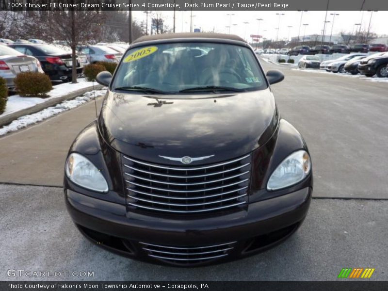 Dark Plum Pearl / Taupe/Pearl Beige 2005 Chrysler PT Cruiser Dream Cruiser Series 4 Convertible