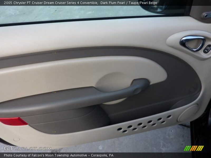 Dark Plum Pearl / Taupe/Pearl Beige 2005 Chrysler PT Cruiser Dream Cruiser Series 4 Convertible