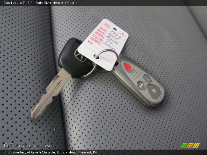 Satin Silver Metallic / Quartz 2004 Acura TL 3.2