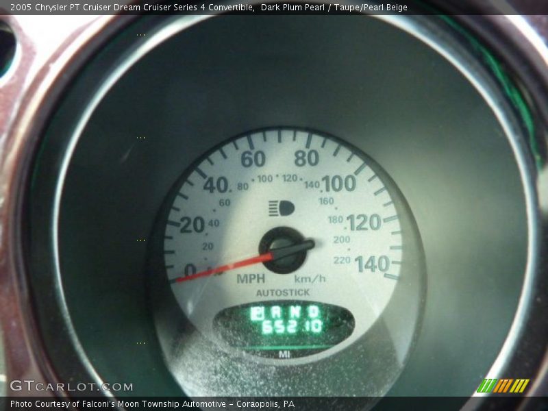 Dark Plum Pearl / Taupe/Pearl Beige 2005 Chrysler PT Cruiser Dream Cruiser Series 4 Convertible