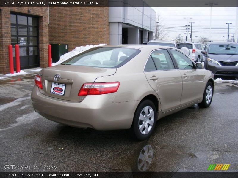 Desert Sand Metallic / Bisque 2009 Toyota Camry LE