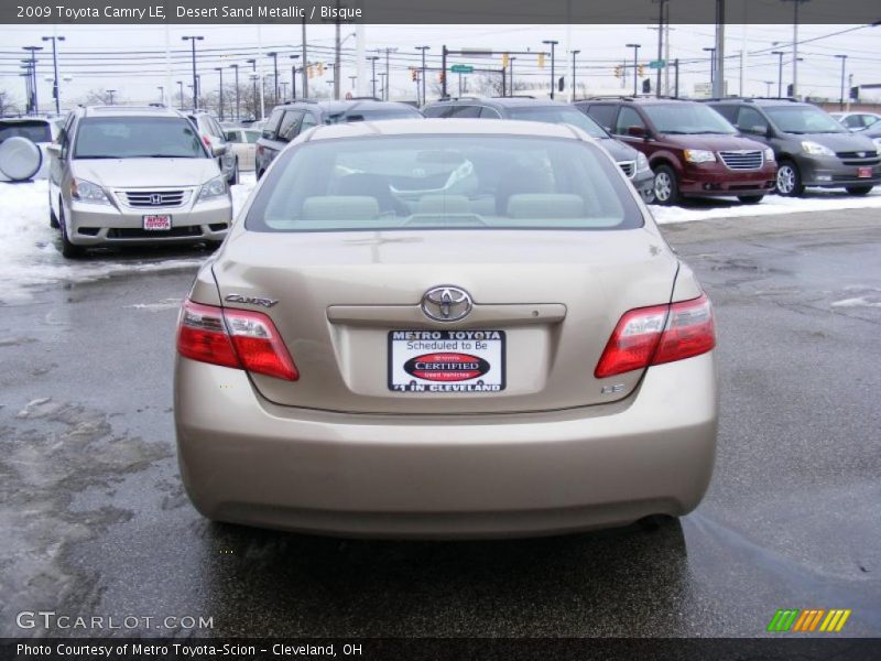 Desert Sand Metallic / Bisque 2009 Toyota Camry LE