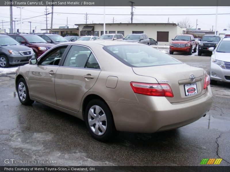 Desert Sand Metallic / Bisque 2009 Toyota Camry LE