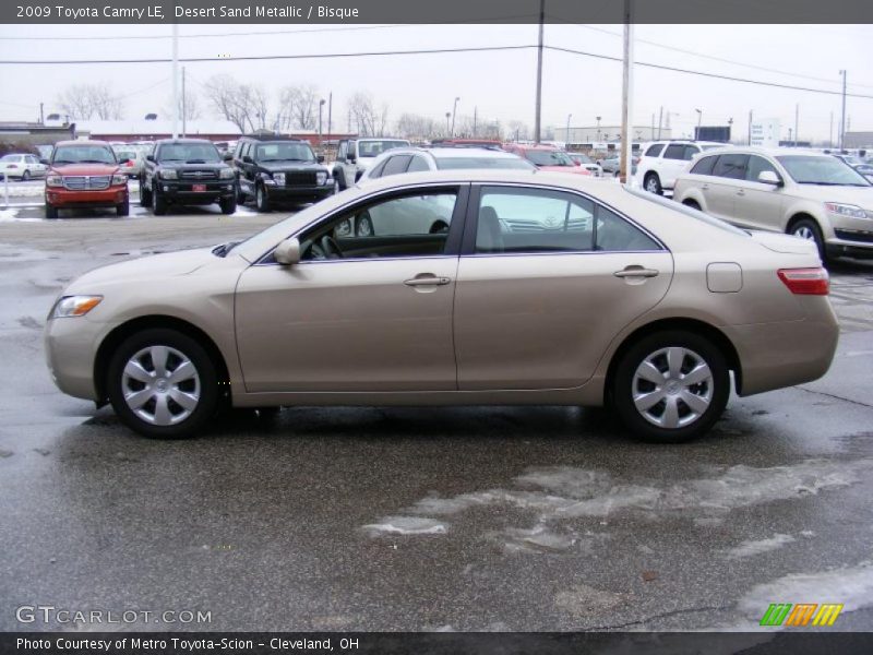 Desert Sand Metallic / Bisque 2009 Toyota Camry LE