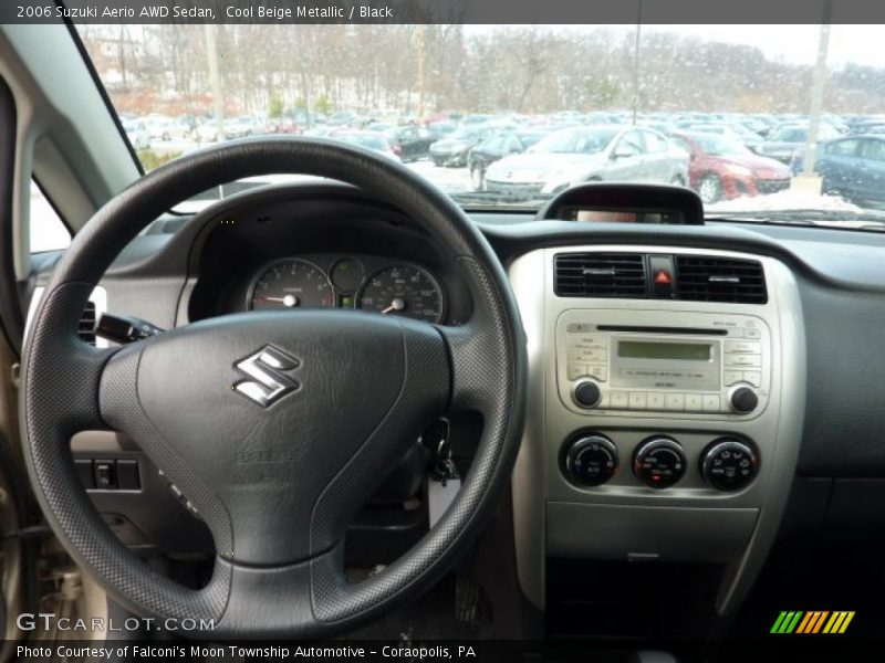Cool Beige Metallic / Black 2006 Suzuki Aerio AWD Sedan
