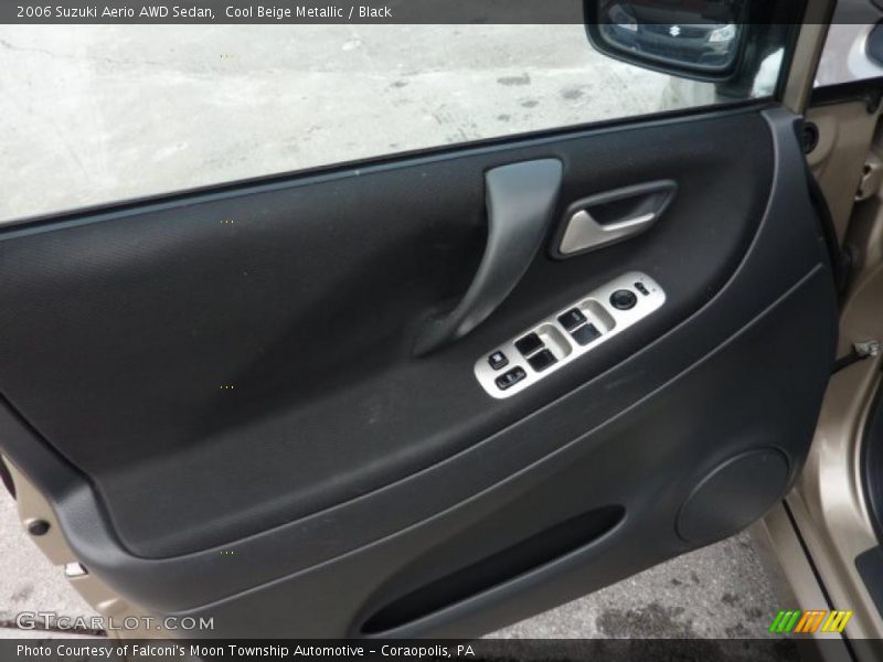 Cool Beige Metallic / Black 2006 Suzuki Aerio AWD Sedan