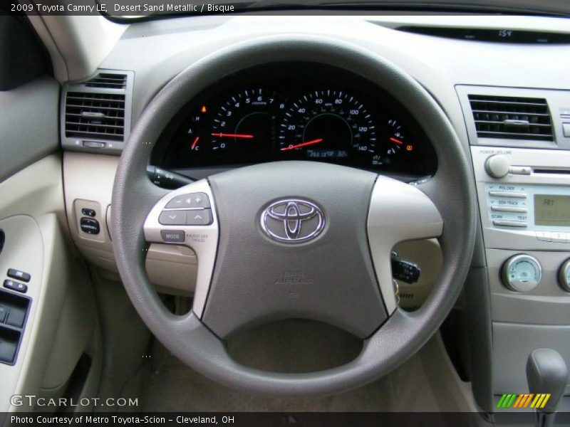 Desert Sand Metallic / Bisque 2009 Toyota Camry LE