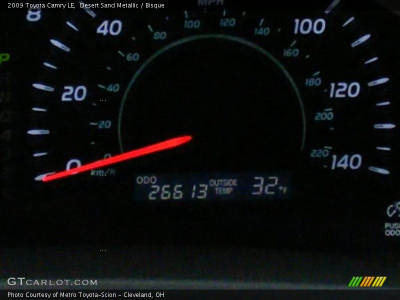 Desert Sand Metallic / Bisque 2009 Toyota Camry LE