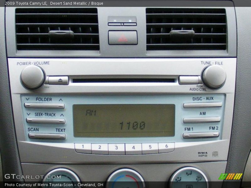 Desert Sand Metallic / Bisque 2009 Toyota Camry LE