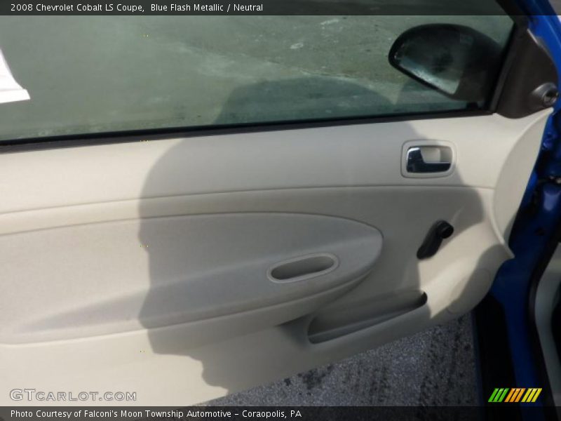 Blue Flash Metallic / Neutral 2008 Chevrolet Cobalt LS Coupe