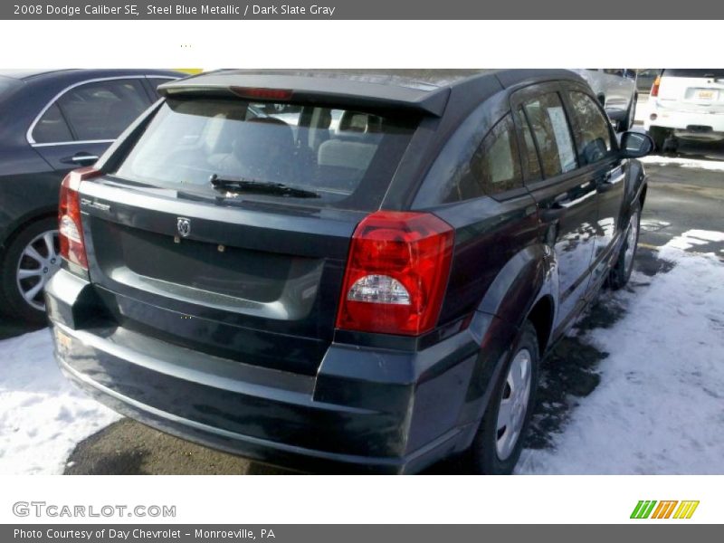 Steel Blue Metallic / Dark Slate Gray 2008 Dodge Caliber SE