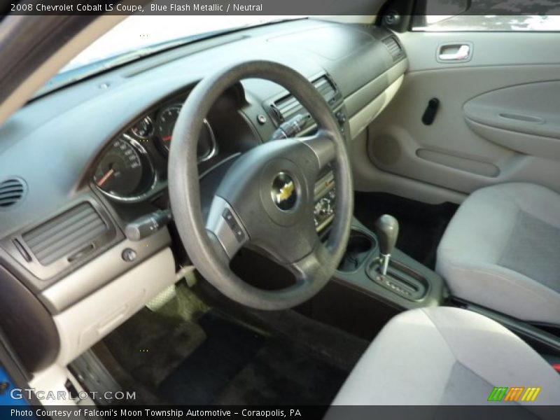 Blue Flash Metallic / Neutral 2008 Chevrolet Cobalt LS Coupe