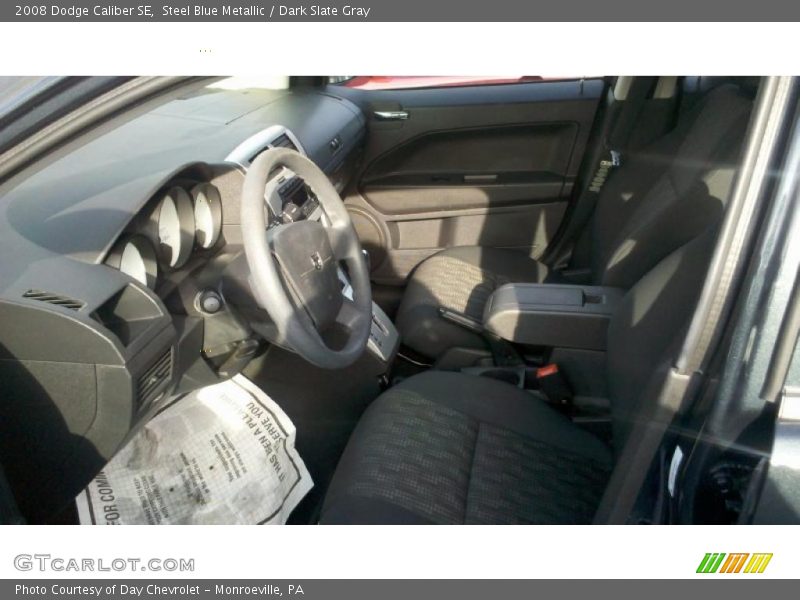 Steel Blue Metallic / Dark Slate Gray 2008 Dodge Caliber SE