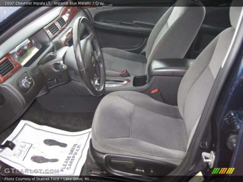 Imperial Blue Metallic / Gray 2007 Chevrolet Impala LT