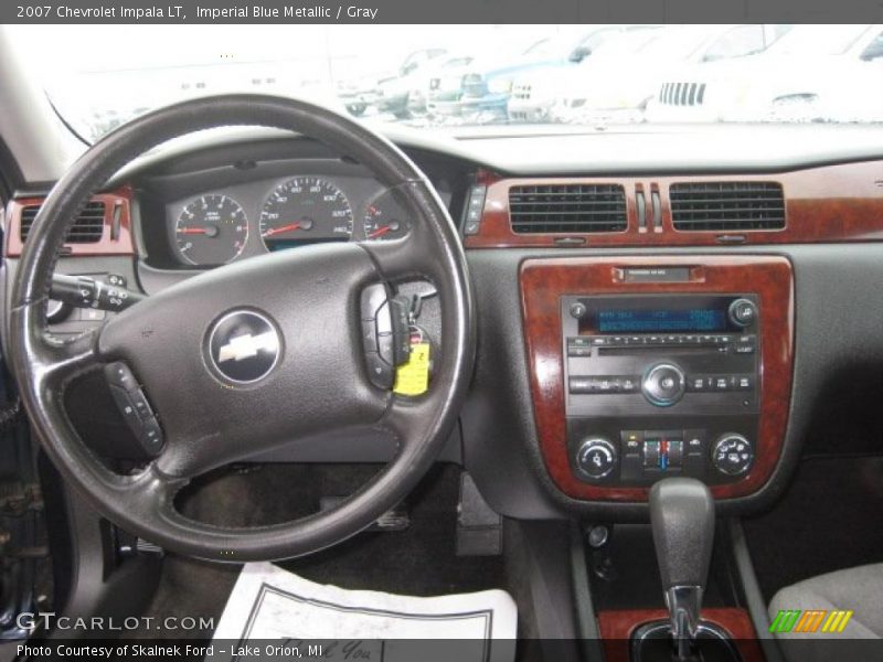 Imperial Blue Metallic / Gray 2007 Chevrolet Impala LT