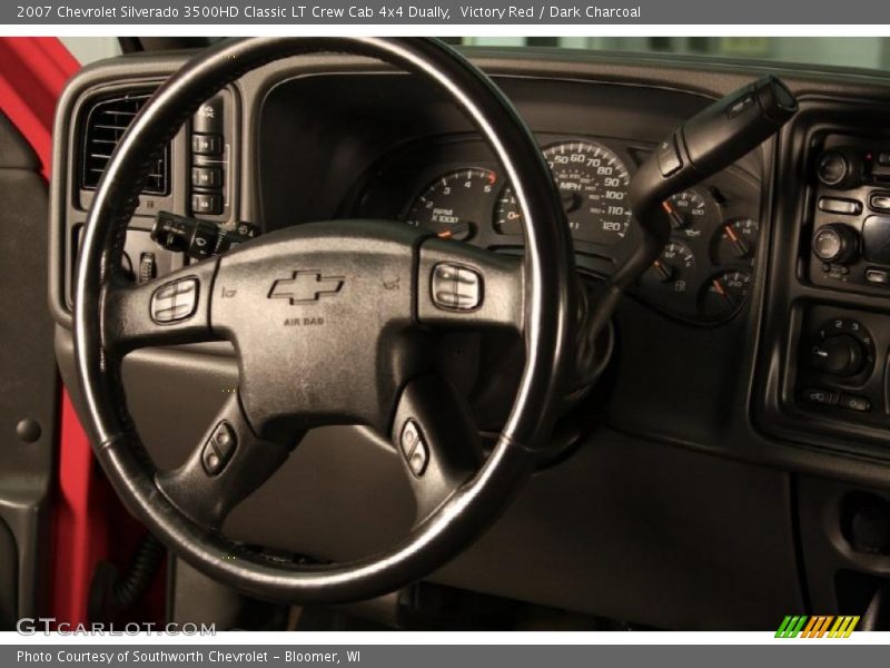 Victory Red / Dark Charcoal 2007 Chevrolet Silverado 3500HD Classic LT Crew Cab 4x4 Dually