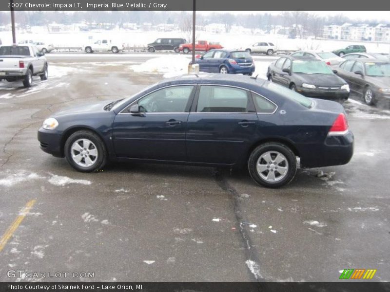 Imperial Blue Metallic / Gray 2007 Chevrolet Impala LT