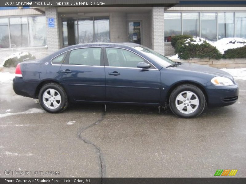 Imperial Blue Metallic / Gray 2007 Chevrolet Impala LT