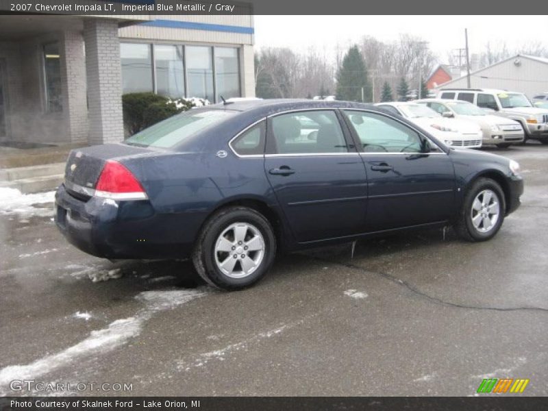 Imperial Blue Metallic / Gray 2007 Chevrolet Impala LT