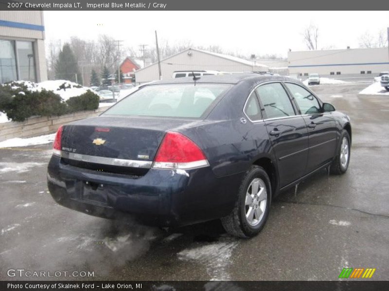Imperial Blue Metallic / Gray 2007 Chevrolet Impala LT