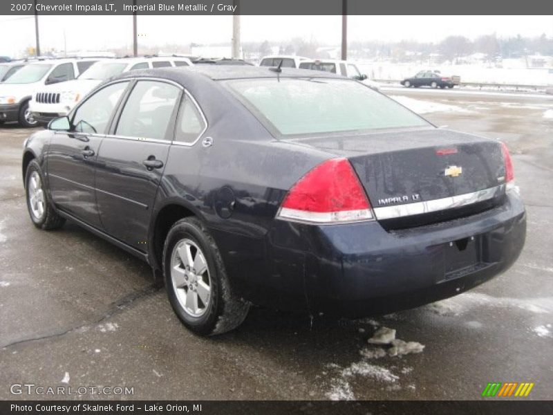 Imperial Blue Metallic / Gray 2007 Chevrolet Impala LT