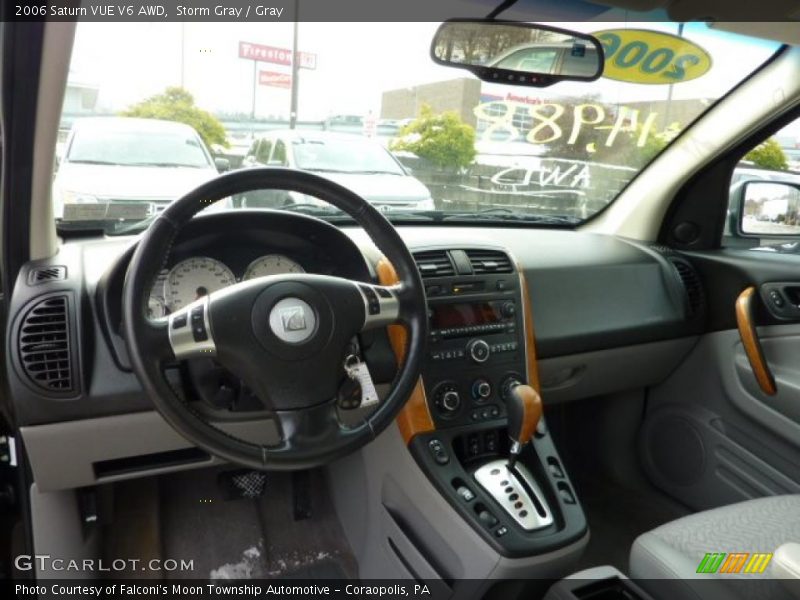 Storm Gray / Gray 2006 Saturn VUE V6 AWD