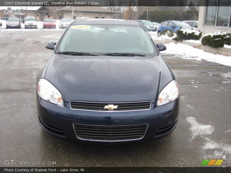 Imperial Blue Metallic / Gray 2007 Chevrolet Impala LT