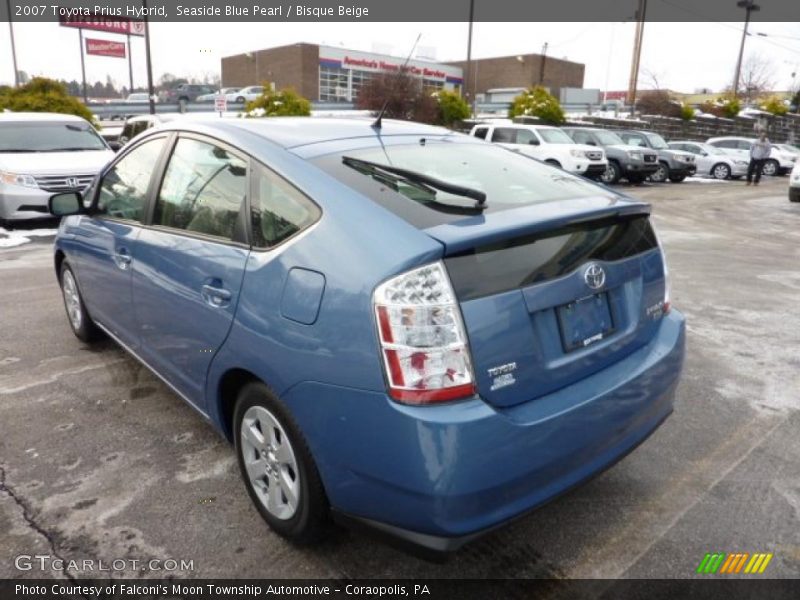 Seaside Blue Pearl / Bisque Beige 2007 Toyota Prius Hybrid