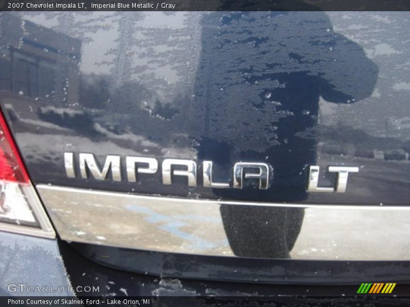 Imperial Blue Metallic / Gray 2007 Chevrolet Impala LT