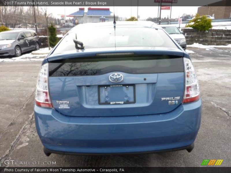 Seaside Blue Pearl / Bisque Beige 2007 Toyota Prius Hybrid