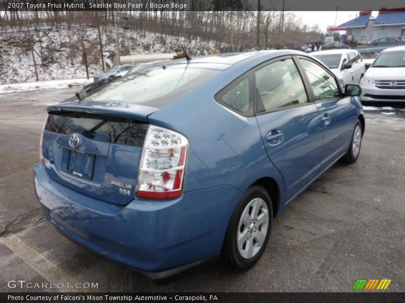 Seaside Blue Pearl / Bisque Beige 2007 Toyota Prius Hybrid