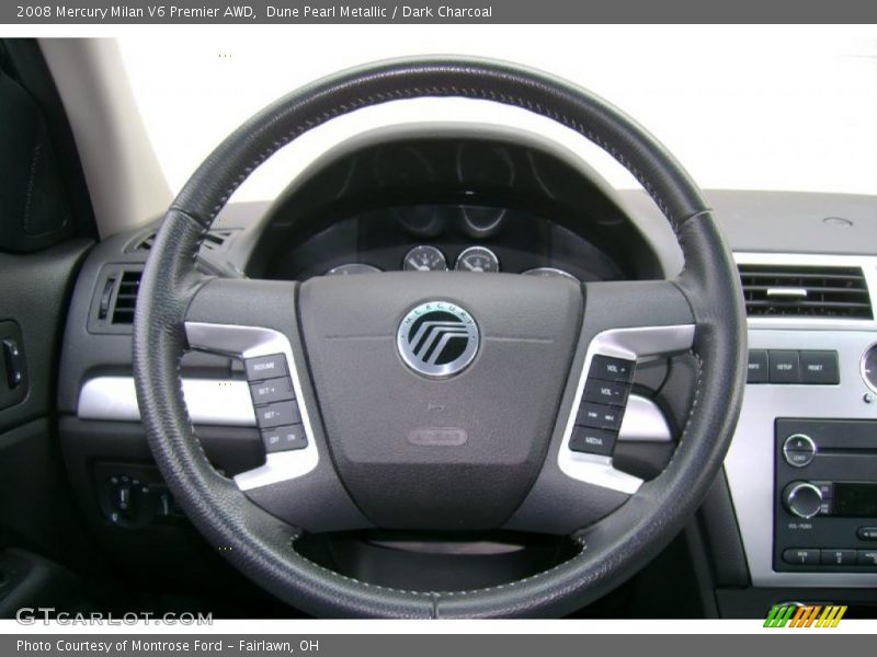  2008 Milan V6 Premier AWD Steering Wheel