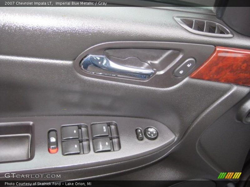 Imperial Blue Metallic / Gray 2007 Chevrolet Impala LT