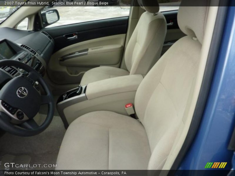 Seaside Blue Pearl / Bisque Beige 2007 Toyota Prius Hybrid