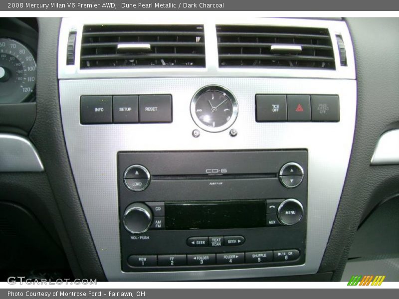 Controls of 2008 Milan V6 Premier AWD