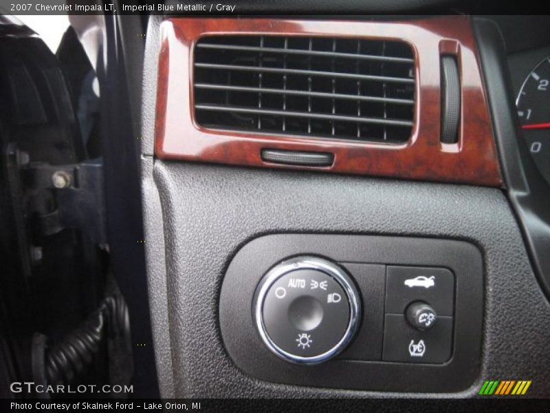 Imperial Blue Metallic / Gray 2007 Chevrolet Impala LT